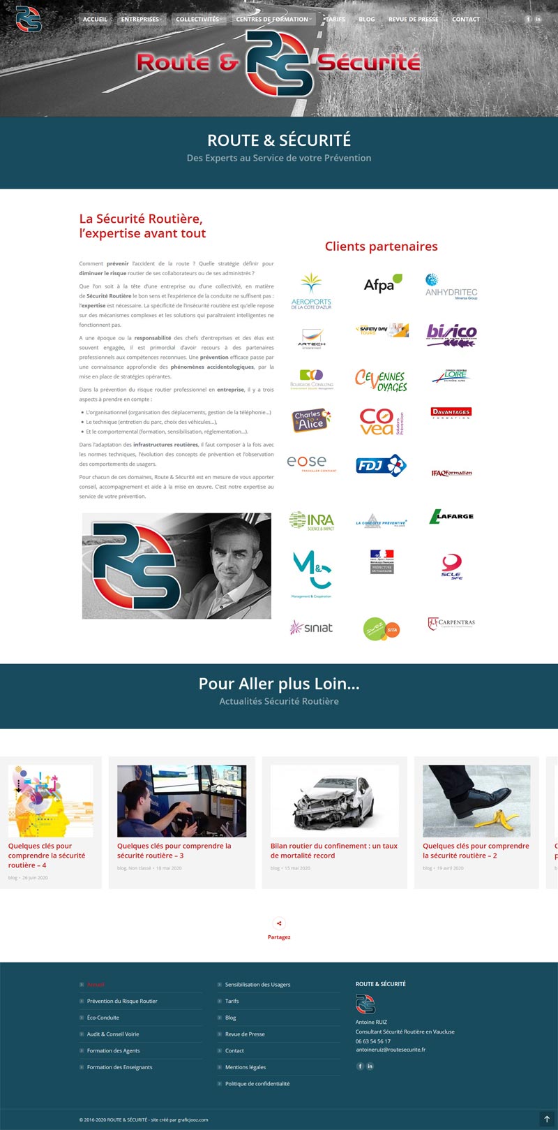 création de site wordpress : route & sécurité par graficjooz