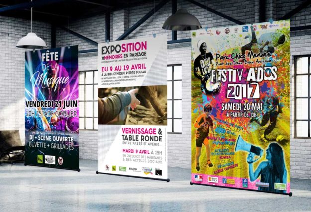 Création affiches Avignon par graficjooz.com