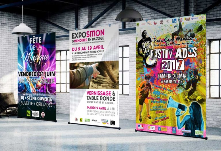 Création affiches Avignon par graficjooz.com