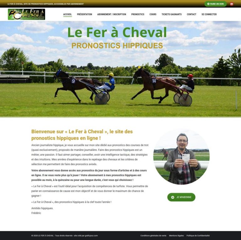 graficjooz.com création de site carpentras : Le Fer à Cheval