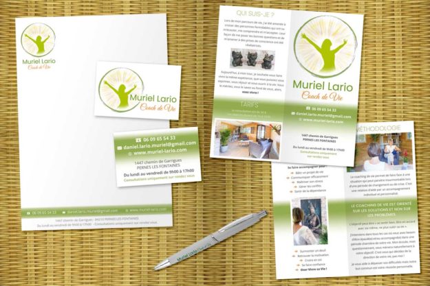 Création identité visuelle Vaucluse by graficjooz