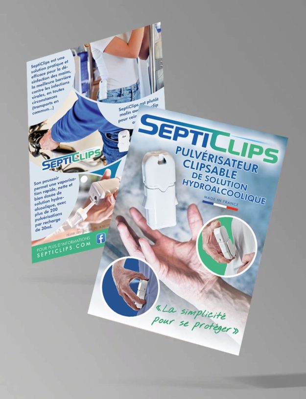 Création flyer A5 2 faces Septiclips