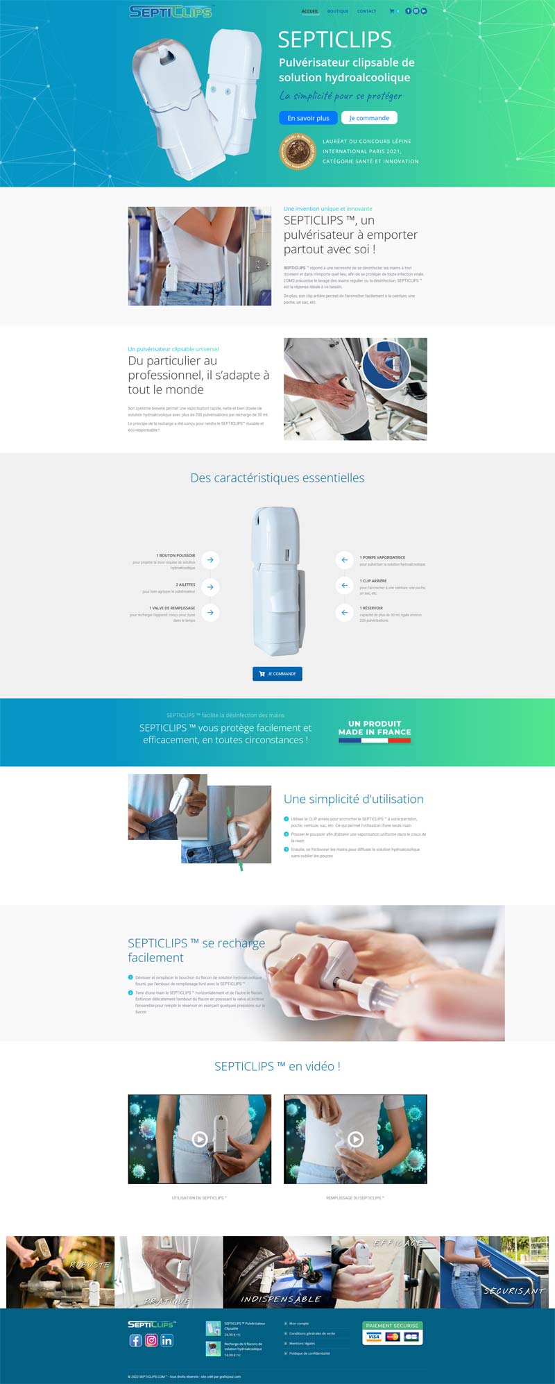 Création site marchand vaucluse by graficjooz