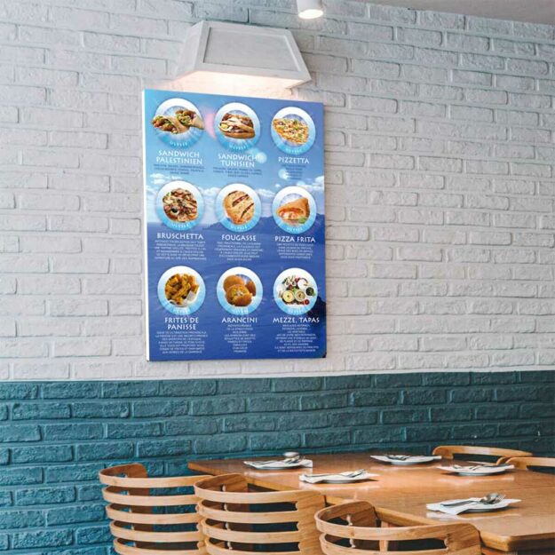 Création panneau publicitaire format A1 carpentras vaucluse