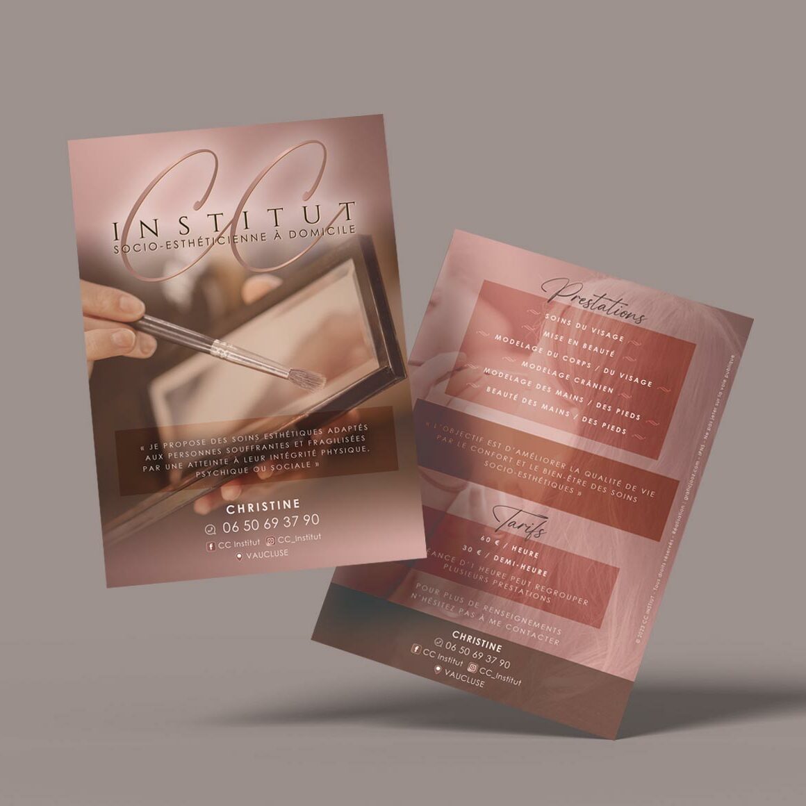 Création flyer A5 2 faces à carpentras vaucluse by graficjooz