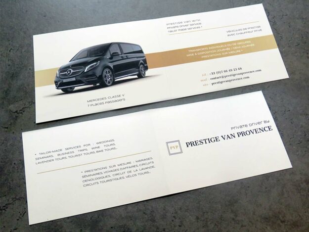 cartes de visite grand format pliantes by graficjooz