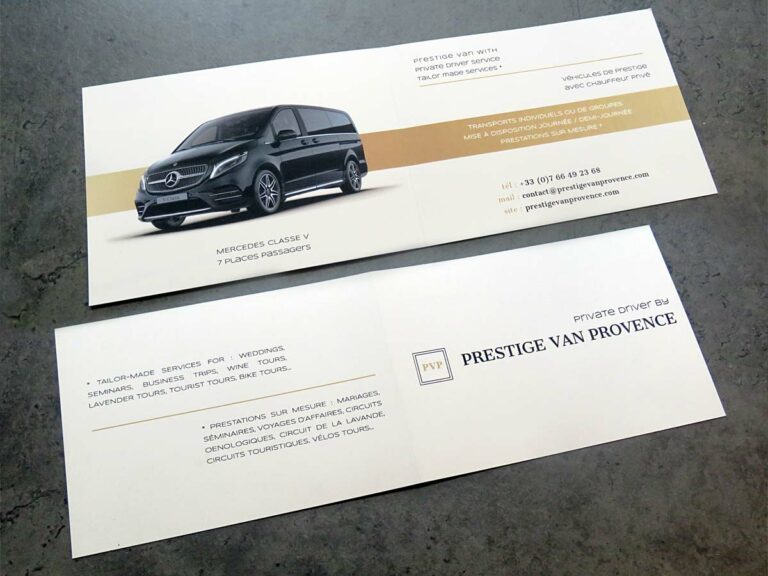 cartes de visite grand format pliantes by graficjooz