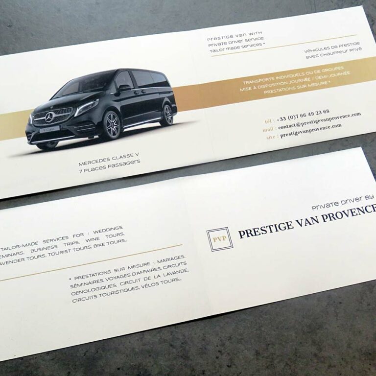 cartes de visite grand format pliantes by graficjooz