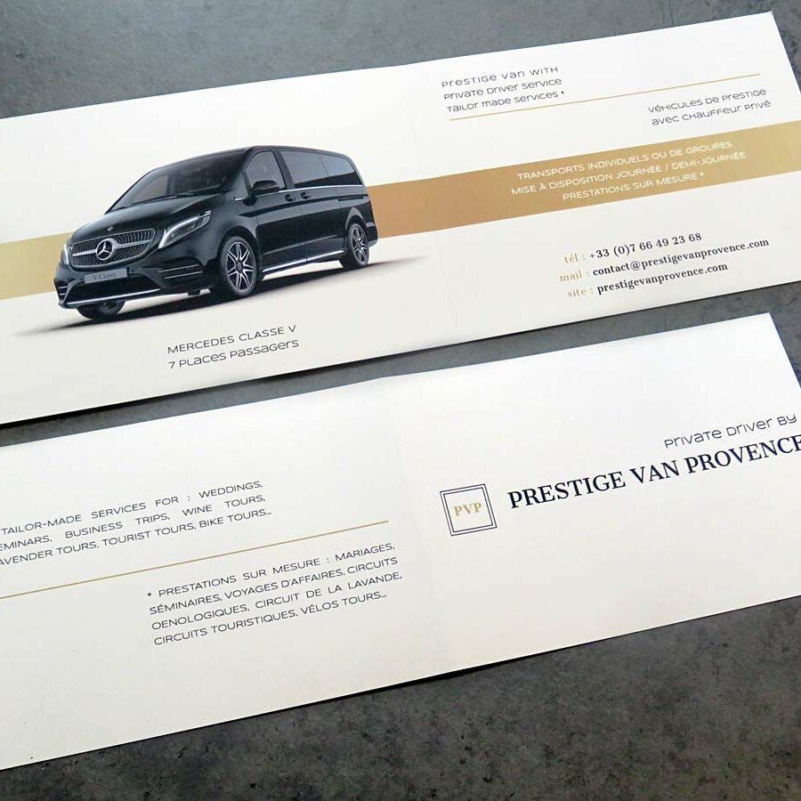 cartes de visite grand format pliantes by graficjooz