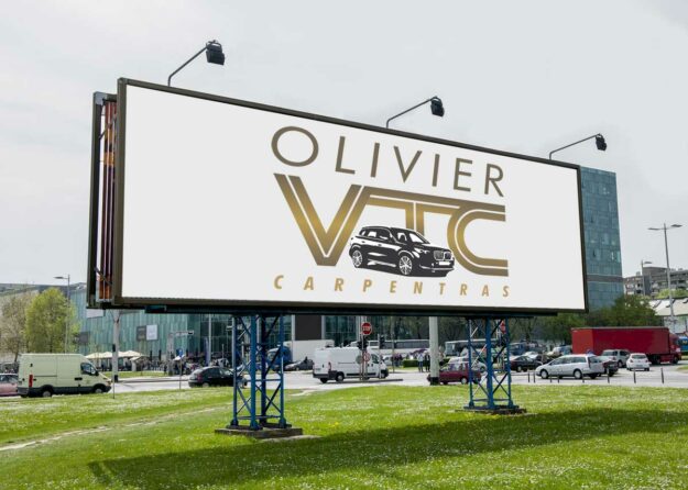 Création logo - Olivier VTC Carpentras by Graficjooz