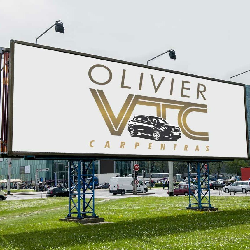 Création logo - Olivier VTC Carpentras by Graficjooz