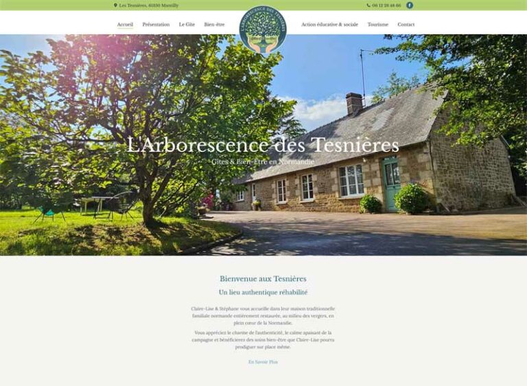 création de site Normandie by graficjooz