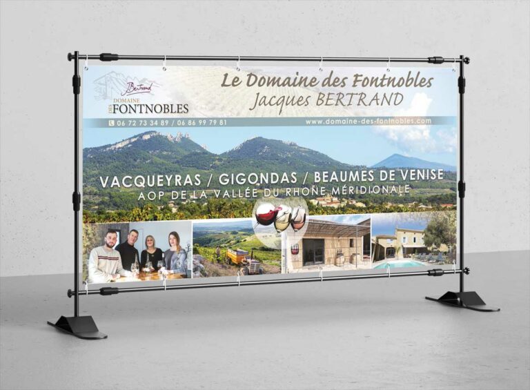Création Banderole Carpentras Vaucluse by Graficjooz