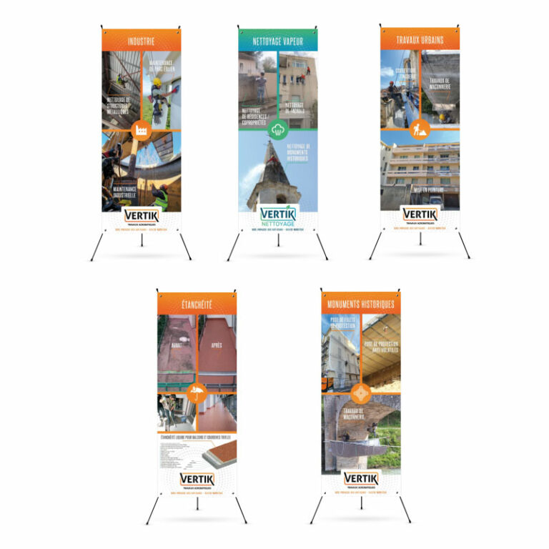 réalisation de X-Banner by graficjooz graphiste à Carpentras Vaucluse