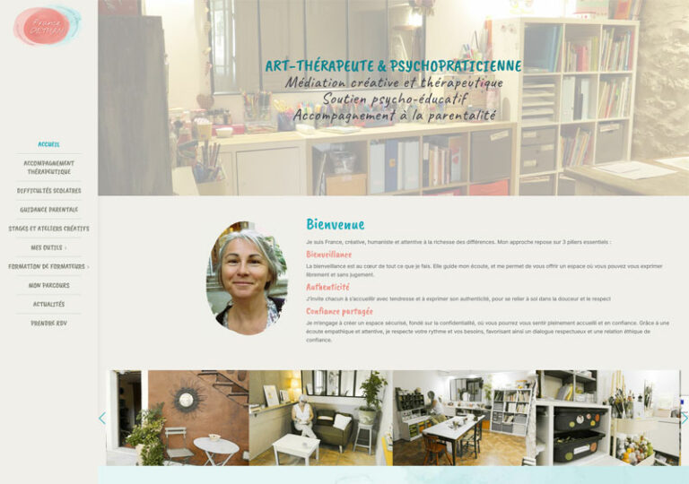 Création site art-thérapeute Vaucluse by Graficjooz