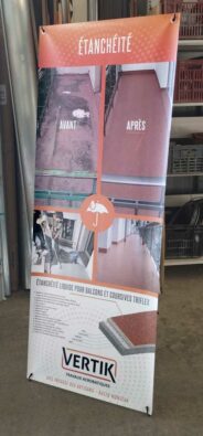 réalisation de X-Banner by graficjooz graphiste à Carpentras Vaucluse