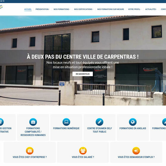 Refonte de site internet WordPress en Provence by Graficjooz