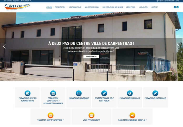 Refonte de site internet WordPress en Provence by Graficjooz