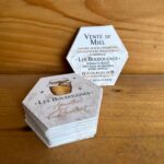 Réalisation carte de visite hexagonale
